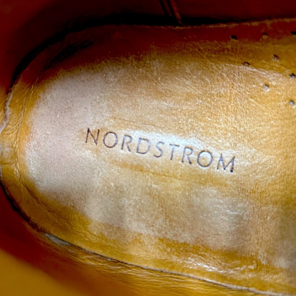 Nordstrom Dusty Tan Suede Derby Shoes with Minimalist Design, size 9M main image 9